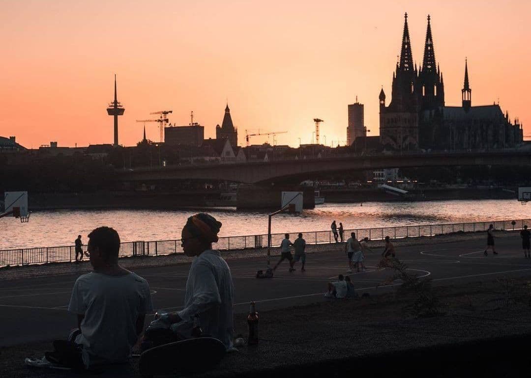 Basketball an der Deutzer Werft direkt am Rhein – Köln-Deutz